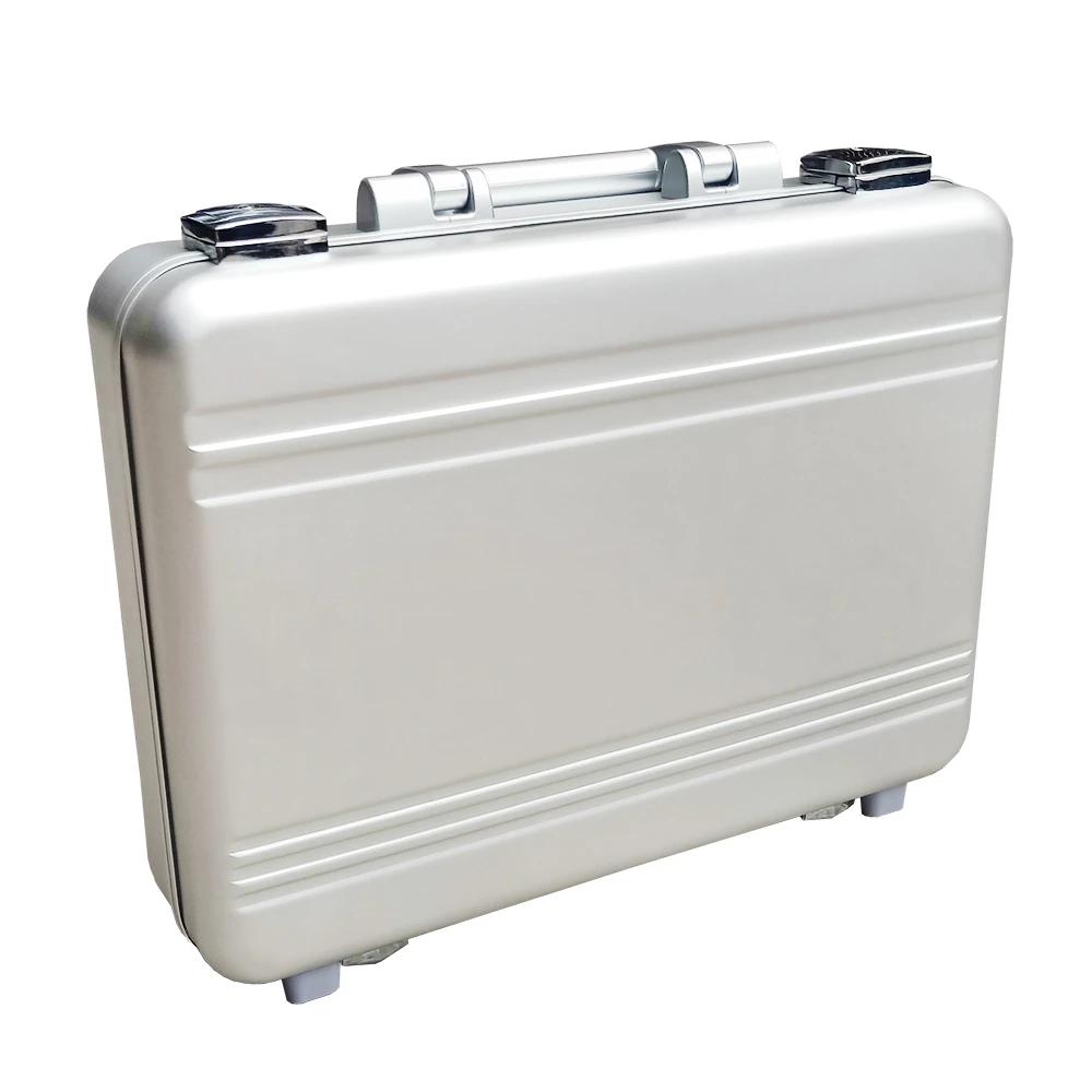 custom aluminum hard tools case for equipment case sliver aluminum storage instrument case