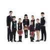custom Chinese uniform woven fabric design with pictures school uniforms suits