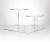 Import Custom clear cake pops display stand square 3 tiers dessert plate stands from China