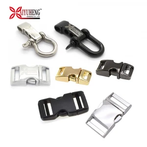 Custom Colorful safety Plastic Buckles Side Quick Release breakaway release buckles for pet collars