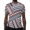Custom Design Polynesian Traditional Tribal Pattern 100% Polyester T Shirt Short Sleeve Comfortable Wholesale Men Samoan clothes