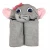 Import Custom elephant organic bamboo cotton hooded bath baby towel with hood from China