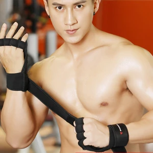 Custom gym essential breathable gym gloves non-slip fitness weight lifting gloves