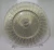 Import custom large crystal colored glass gold rim glass charger plates  beaded from China