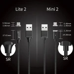 Custom Led Fast Charging Usb 2.0 Cable Mobile Phone Mini Micro Usb Type C Magnetic Data Cable