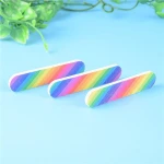 Custom logo printed nail file professional custom printing sponge polishing nail buffer block mini nail file set