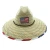 Import Custom logo USA Flag Surf Sun Beach Surf Hat Wide Brim Straw Lifeguard Hat from China