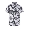 Custom made cheap summer fashion men floral short sleeve hawaian shirts