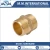 Import Custom Packaging Coupling Brass 1/2" 3/4" Pipe NPT BSP Thread Water Double Brass Hex Hexagonal Nipple from India