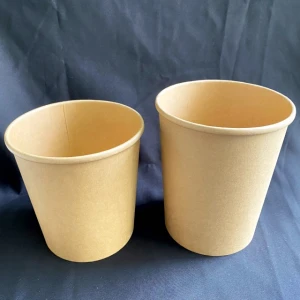 custom printed kraft disposable soup paper cups disposable noodle bowls