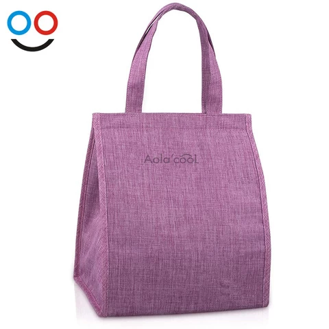 Custom private label portable small insulated thermal non woven lunch box tote cooler bags for sale uber delivery bag
