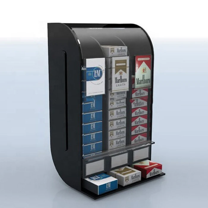 Custom retail store dispenser acrylic display case for cigarette,cigarette display unit,cigarette sale rack