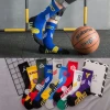 Custom wholesale spring and autumn thickened fine sulfur cotton long basketball socks combat elite breathable sports socks