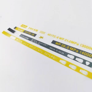 customizable Manufacturers custom-madecolor rubber thermal transfer paper label