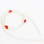 Customizable Medical spiral silicone hose 150 cm rubber hoses