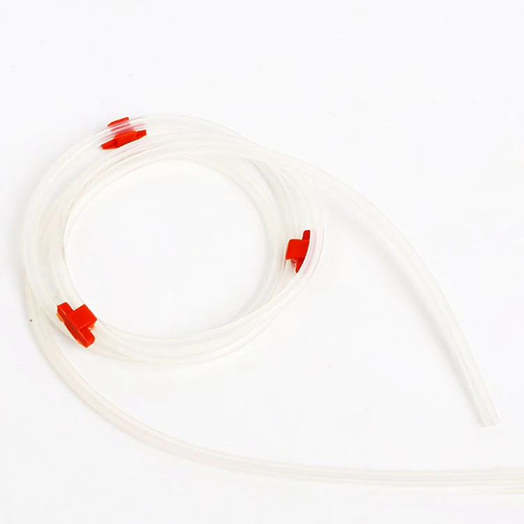 Customizable Medical spiral silicone hose 150 cm rubber hoses