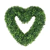 Customized Artificial Wreath Faux Greenery Leaves Boxwood Wreath Front Door Wreath For Spring Decoration