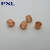 Import Customized C14500 Brass Round Sleeve Copper Or Steel Bushing CNC Turning Metal Parts from China