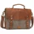 Import Customized laptop canvas leather shoulder men messenger bag from China