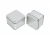 Import Customized Plain Small Square Silver Mooncake Metal Tin Box from China