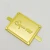 Import Customized printed golden logo metal designer handbag labels from China