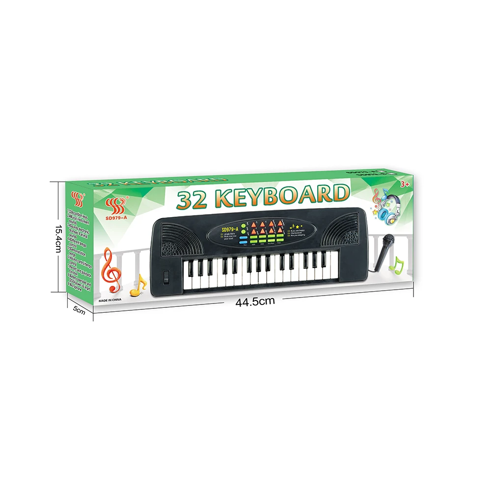 Customized professional electronic piano keyboard with microphone