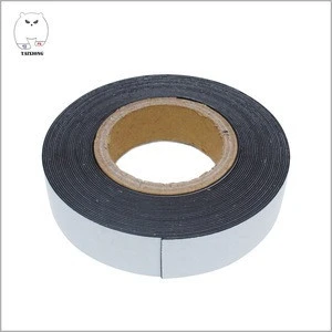 Customized Rubber Magnetic Strip Flexible Magnet Strip With Adhesive Tape