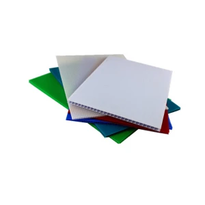 Cutting white Board Grid Sheets Colored Thin Polypropylene Corrugated plastic Pp Plate