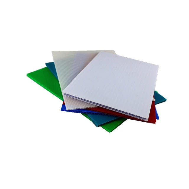 Cutting white Board Grid Sheets Colored Thin Polypropylene Corrugated plastic Pp Plate