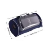 Cycling Cylindrical Portable Front Handlebar Bag with Transparent Pouch for Riding and More Outdoor Activities