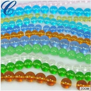 CZX11262 Loose Rhinestone Glass Transparent Round Pearl Jewellery Making Beads