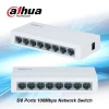 Dahua High-Quality Plug and Play 8 Port 100 Mbps Ethernet Unmanaged Network Switch for Home &amp; Business