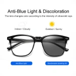 DAISYER Fashion color change photochromic  eyeglasses anti blue glasses unisex outdoor computer eyeglasses   BS3323