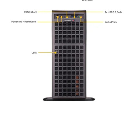 Buy Deep Learning Training Server Computer 4u Server Case Rack Mount ...