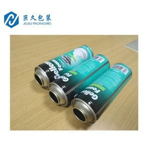 Diam 52mm necked in empty refillable aerosol packaging can manufacturer
