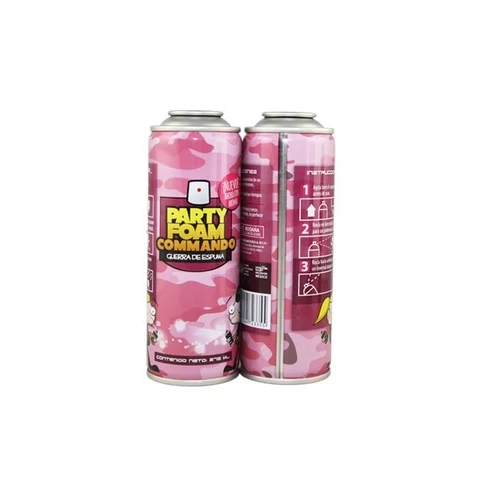 Diameter 52mm Printing Empty Aerosol Tin Cans for Party Snow Spray