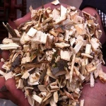 Diesel engine drive Garden chipper shredder