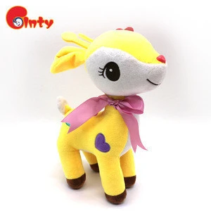 Different types giraffe soft custom plush stuffed toys for gift