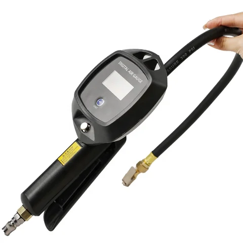 Buy Digital High-precision Car Tire Pressure Gauge With Inflator ...