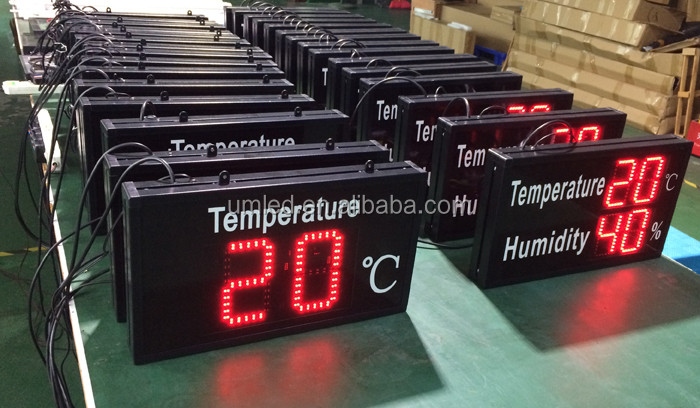 Buy Digital Large Temperature Led Display Sign Led Temperature And ...