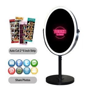Digital Oval Photo Booth Vending Machine with Camera and Printer