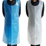 Disposable Plastic LDPE Apron Polyethylene Apron Blue or White for Food Handling