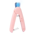 Dog Nail Clipper with Ultra Bright LED Light Stainless Steel Pet Nail Trimmer with Free Nail File for Smooth