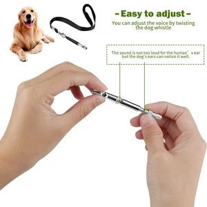 Dog Whistle to Stop Barking Professional Dog Training Whistle Ultrasonic Adjustable High Pitch Ultra-Sonic Sound Tool