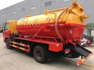 Dongfeng LHD/RHD vacuum sewage suction truck sewage truck 6cbm 7cbm