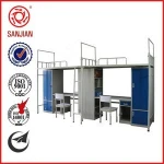dormitory furniture kids bed guard metal loft children bed