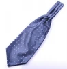 dots in base of navy design wholesale mens micpolyester ascot and cravat