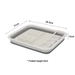 Drain Rack Multi-functional Kitchenware Organizers Kitchen Standing Type Bowl Plate Storage Frame Collapsible Dish Drying Rack
