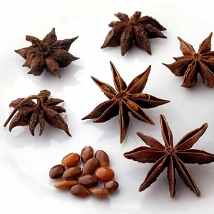 Dried Star Aniseed/Anise seeds with stems spices