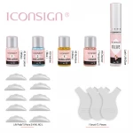 Drop shipping Professional Lash Lift Kit Brow  Eyelash Perming with Glue Lotion Pads Semi Permanent Lash Curling Makeu